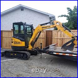 2.8 Ton Mini Excavator Digger Yanmar Diesel Engine Hydraulic Thumb&Pilot Control