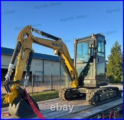 2.8 Ton Yanmar Diesel Engine Mini Excavator Tracked Digger withSide Swing SHANTUI 2.8 Ton Yanmar Diesel Engine Mini Excavator Tracked Digger withSide Swing SHANTUI