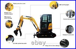 2.8 Ton Yanmar Diesel Engine Mini Excavator Tracked Digger withSide Swing SHANTUI 2.8 Ton Yanmar Diesel Engine Mini Excavator Tracked Digger withSide Swing SHANTUI