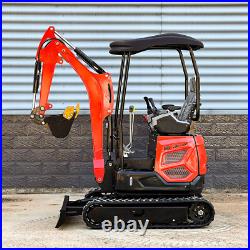 2 Ton 4409lbs 16HP Crawler Cab Mini Excavator with EPA KUBOTA Diesel Engine Digger