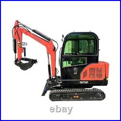 2 Ton, Mini Excavator With Hydraulic Thumb pilot controlled joystickslAGT-QNT5OR