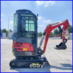 2 Ton New Mini Excavator TYPHON TERROR XVIII EPA certified KUBOTA Diesel Engine