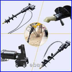 300mm Diameter Auger Drill For 1Ton-1.5Ton Mini Excavator Small Digger Free Ship