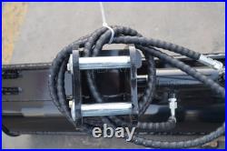 31.5in Tilting Bucket Kit for Mini Excavator 800mm with Hydraulic Hoses & Pins USA