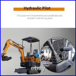 3500lbs Hydraulic Mini Excavator For Sale with Dual-side Pilot Control Digger 3500lbs Hydraulic Mini Excavator For Sale with Dual-side Pilot Control Digger