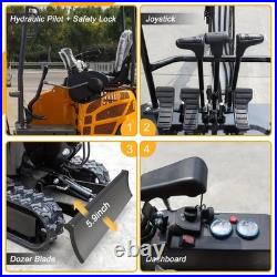 3500lbs Hydraulic Mini Excavator For Sale with Dual-side Pilot Control Digger 3500lbs Hydraulic Mini Excavator For Sale with Dual-side Pilot Control Digger