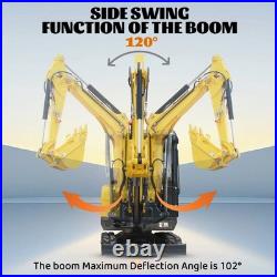 3.5Ton Mini Excavator Kubota Diesel Engine Enclosed Cab Side Swing+4 Attachments 3.5Ton Mini Excavator Kubota Diesel Engine Enclosed Cab Side Swing+4 Attachments
