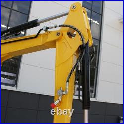 3.5 Ton Excavator with Kubota Engine 25HP Enclosed Cab + Hydraulic Thumb