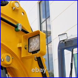 3.5 Ton Excavator with Kubota Engine 25HP Enclosed Cab + Hydraulic Thumb