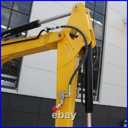 3.5 Ton Kubota 25HP Diesel Mini Excavator, Side Swing Boom Mini Digger EPA