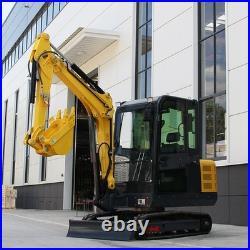 3.5 Ton Kubota 25HP Diesel Mini Excavator, Side Swing Boom Mini Digger EPA