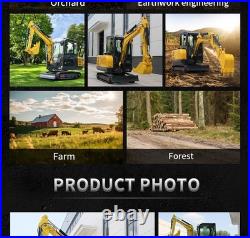 3.5 ton Mini Excavator Kubota Engine 25HP Engine V1505,4 cylinders 2025 New