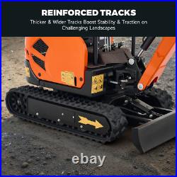 4000 lbs Mini Excavator 23hp Mini Digger Crawler With B&S EPA Certified Engine