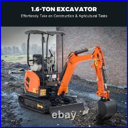 4000 lbs Mini Excavator 23hp Mini Digger Crawler With B&S EPA Certified Engine