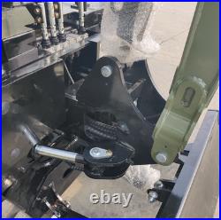 4000 lbs TERROR XX Mini Excavator EPA Kubota D902 Diesel Engine Side Swing New