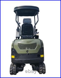 4000 lbs TERROR XX Mini Excavator EPA Kubota D902 Diesel Engine Side Swing New