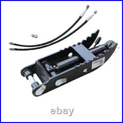 4000lb/1.8 Ton Mini Excavator KUBOTA Diesel Engine Side swing Pilot+7 Attachment