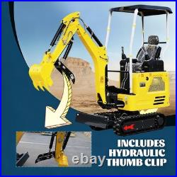 4000lb Mini Excavator KUBOTA D722 Boom Swing, Chassis Extension with11 Attachments