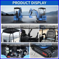 4000lbs KUBOTA Engine 1.8TON Mini Excavator Crawler Digger Diesel Twin-cylinder 4000lbs KUBOTA Engine 1.8TON Mini Excavator Crawler Digger Diesel Twin-cylinder