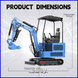 4000lbs KUBOTA Engine 1.8TON Mini Excavator Crawler Digger Diesel Twin-cylinder 4000lbs KUBOTA Engine 1.8TON Mini Excavator Crawler Digger Diesel Twin-cylinder