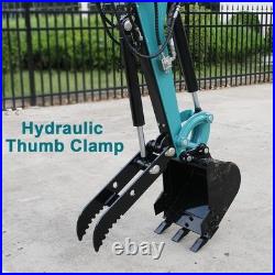 4000lbs Mini Excavator 1.8Ton Kubota Z482 Pilot System with Attachments Auger