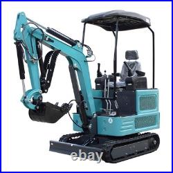 4000lbs Mini Excavator 1.8Ton Kubota Z482 Pilot System with Attachments Auger