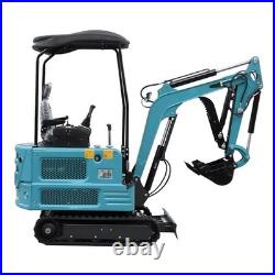 4000lbs Mini Excavator 1.8Ton Kubota Z482 Pilot System with Attachments Auger