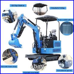 4000lbs Mini Hydraulic Excavator with Kubota Diesel Engine 1.8Ton USA Stock New