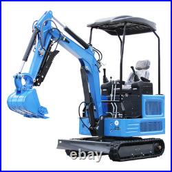 4000lbs Mini Hydraulic Excavator with Kubota Diesel Engine 1.8Ton USA Stock New