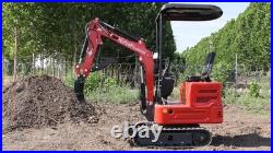 400mm 0.8-1.5 Ton Mini Excavator Suitable For Attachment Rake