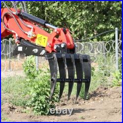 400mm 0.8-1.5 Ton Mini Excavator Suitable For Attachment Rake