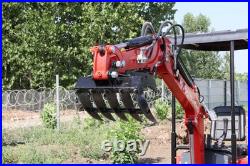400mm 0.8-1.5 Ton Mini Excavator Suitable For Attachment Rake