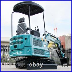 4,000 lbs Mini Excavator, EPA Certified USA KUBOTA Diesel Machine