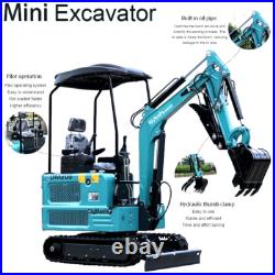 4,000 lbs Mini Excavator, EPA Certified USA KUBOTA Diesel Machine