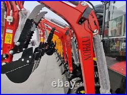 4,000 lbs Terror XVIII Mini Excavator, EPA Certified KUBOTA D902 Diesel Machine