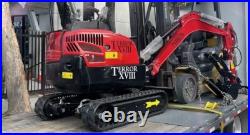 4,000 lbs Terror XVIII Mini Excavator, EPA Certified KUBOTA D902 Diesel Machine