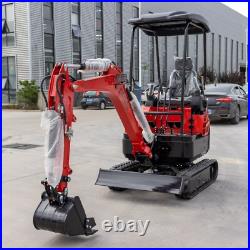 4,000 lbs Terror XVIII Mini Excavator, EPA Certified KUBOTA D902 Diesel Machine