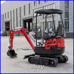 4,000 lbs Terror XVIII Mini Excavator, EPA Certified KUBOTA D902 Diesel Machine