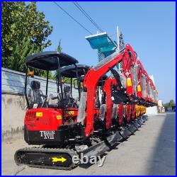 4,000 lbs Terror XVIII Mini Excavator, EPA Certified KUBOTA D902 Diesel Machine
