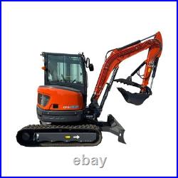 4 Ton, Kubota Diesel Engine Mini Excavator with Hydraulic Thumb & A/C CFG-40UF