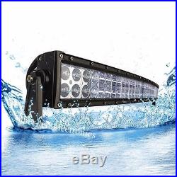 52INCH 300W CREE LED CURVED WORK LIGHT BAR FLOOD SPOT COMBO DRIVING OFFROAD 4WD