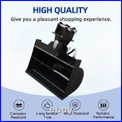 600mm Mini Excavator Tilting Bucket Attachment US Stock/Free Shipping 2025 New
