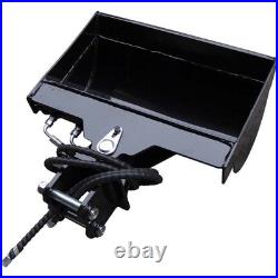 600mm Mini Excavator Tilting Bucket Attachment US Stock/Free Shipping 2025 New