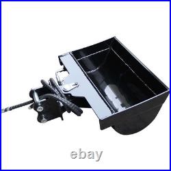 600mm Mini Excavator Tilting Bucket Attachment US Stock/Free Shipping 2025 New