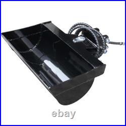 600mm Mini Excavator Tilting Bucket Attachment US Stock/Free Shipping 2025 New