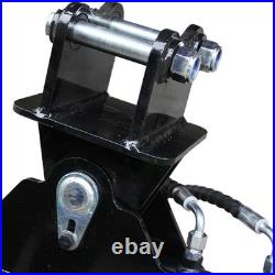 600mm Mini Excavator Tilting Bucket Attachment US Stock/Free Shipping 2025 New