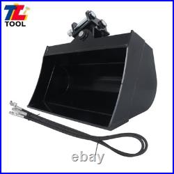 600mm Tilting Bucket Attachment For Mini Excavators Mini Excavator Bucket WithPins