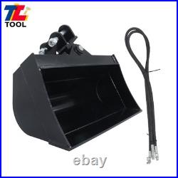 600mm Tilting Bucket Attachment For Mini Excavators Mini Excavator Bucket WithPins