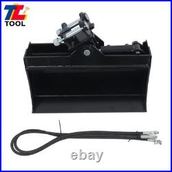600mm Tilting Bucket Attachment For Mini Excavators Mini Excavator Bucket WithPins