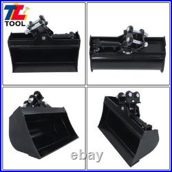 600mm Tilting Bucket Attachment For Mini Excavators Mini Excavator Bucket WithPins